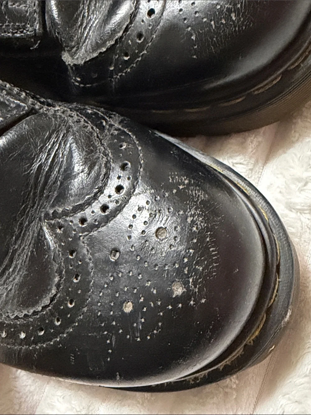 Dr. Martens leather wingtip